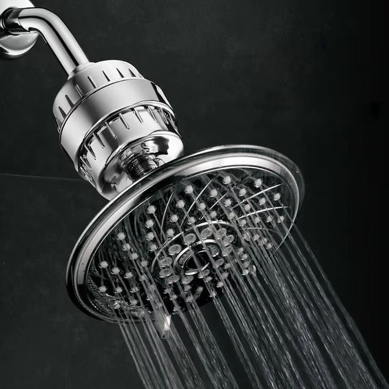 CarePro+ 15-Stage Water Softener | Water Softener For Bathroom | Hard Water Filter For Tap | For Both Borewell And Tanker Water/Water Softner To Control Hair Fall And Skin Protector | Chrome Finish