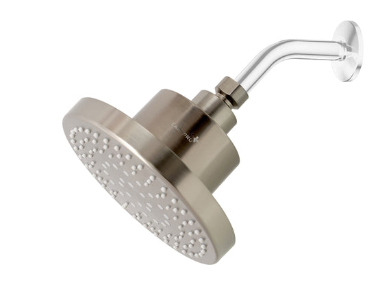 CarePro+ Premium ABS Shower Head with Filter for Hard Water | 6'' Chrome Rainfall Head | Removes Chlorine & Impurities, Water Softener for Skin & Hair – CPS-Shower Filter-01